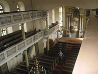 evangelische Kirche Innenraum